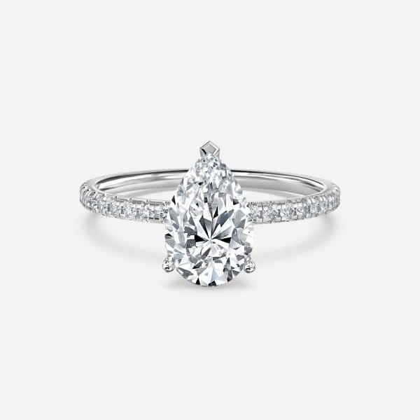 Tulip Pear Diamond Band