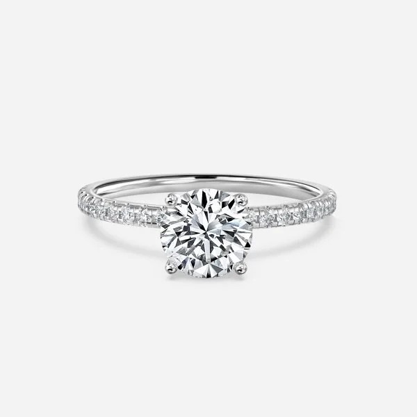 Tulip Round Diamond Band